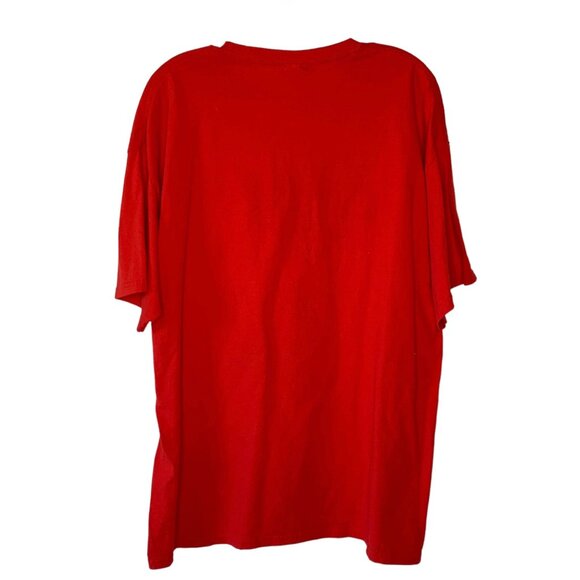 GILDAN A CHRISTMAS STORY "I Shot My Eye Out" Red Short Sleeve Crewneck Tee XL - Picture 5 of 6